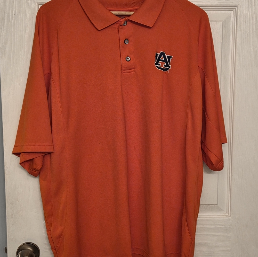 2XL Auburn Orange Polo/Golf Shirt
